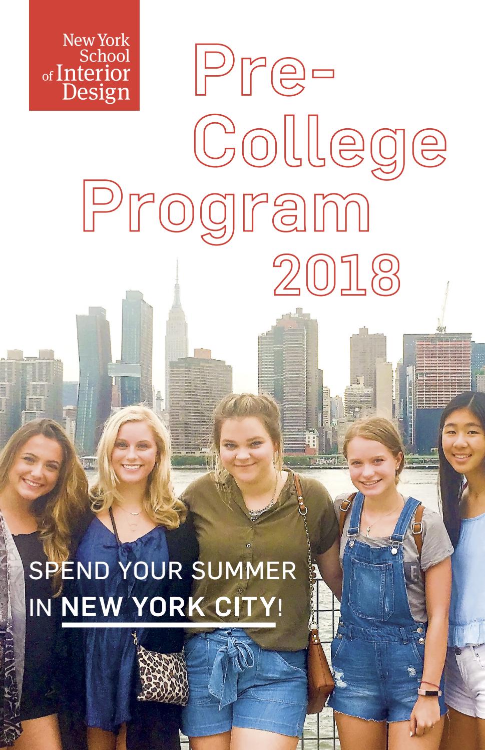 Pre-College 2018 by New York School of Interior Design - Issuu