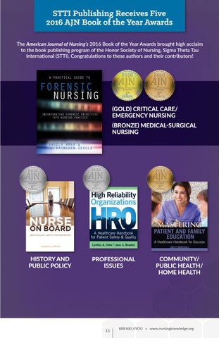 Sigma Theta Tau International Honor Society of Nursing STTI Knowledge Product 灯饰目录 Fall 2017 第 11 页