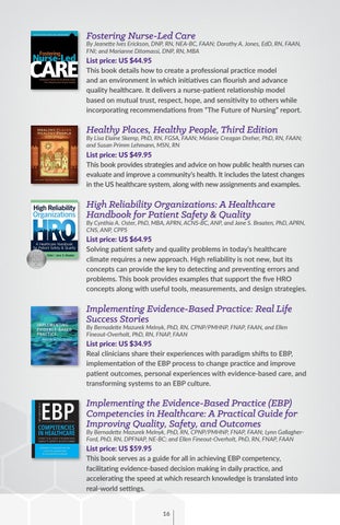 Sigma Theta Tau International Honor Society of Nursing STTI Knowledge Product 灯饰目录 Fall 2017 第 16 页