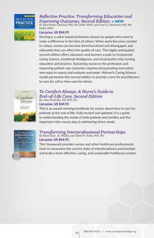 Sigma Theta Tau International Honor Society of Nursing STTI Knowledge Product 灯饰目录 Fall 2017 第 19 页