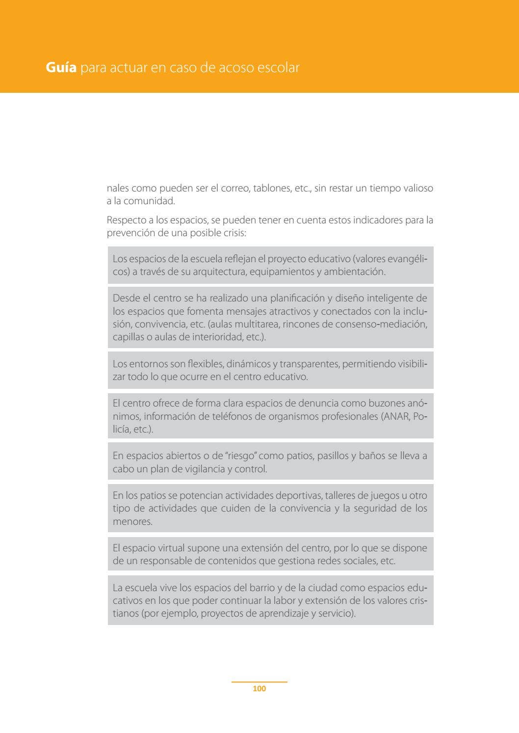 Guía para actuar en caso de acoso escolar by Escuelas Católicas - Issuu