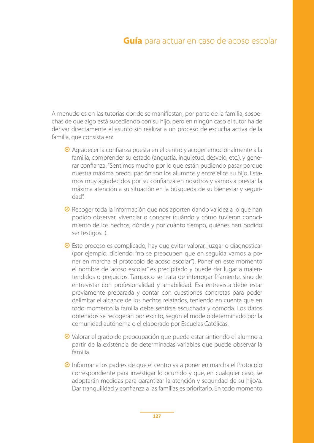 Guía para actuar en caso de acoso escolar by Escuelas Católicas - Issuu