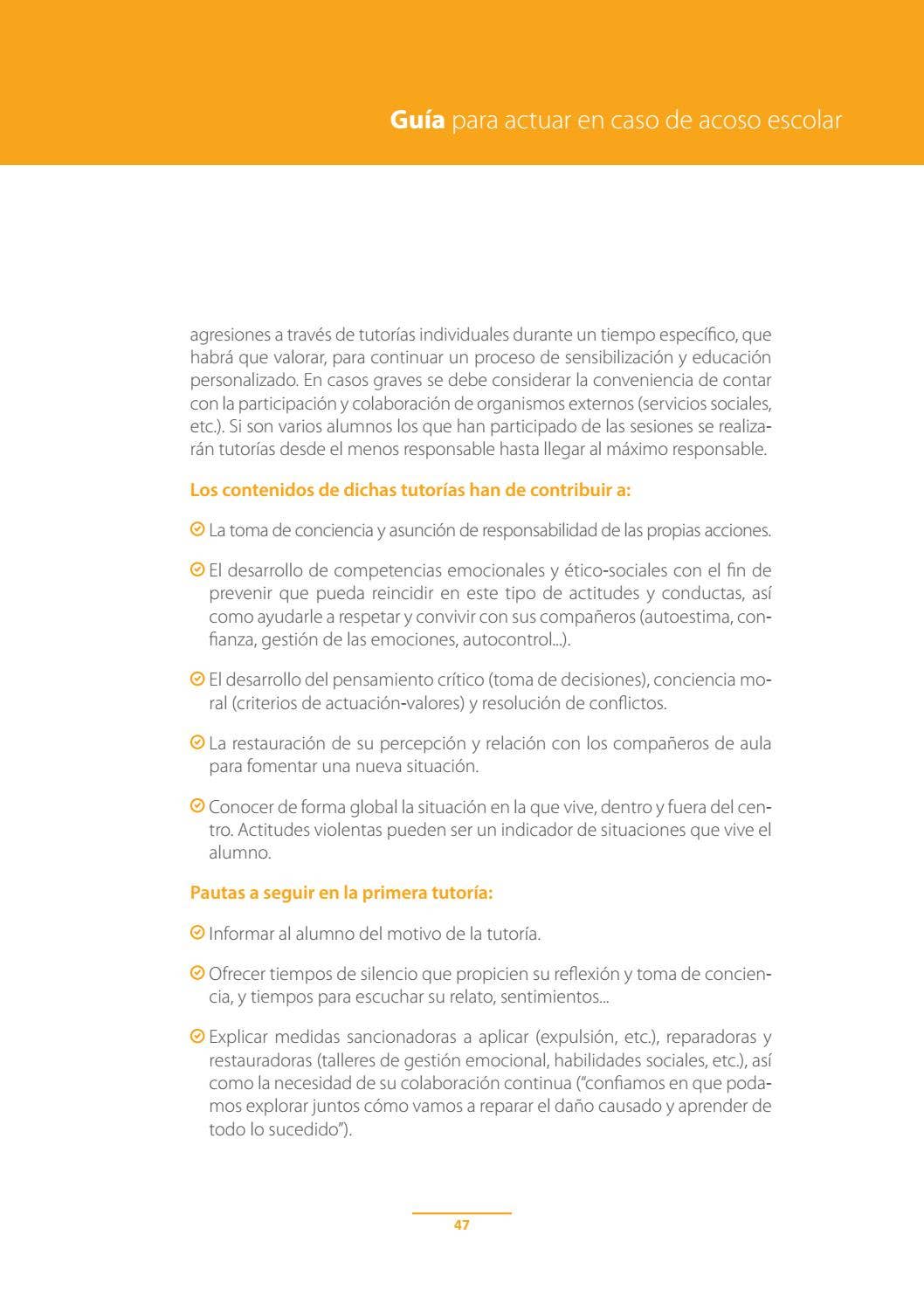 Guía para actuar en caso de acoso escolar by Escuelas Católicas - Issuu