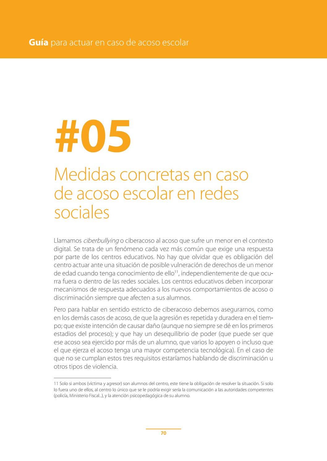 Guía para actuar en caso de acoso escolar by Escuelas Católicas - Issuu