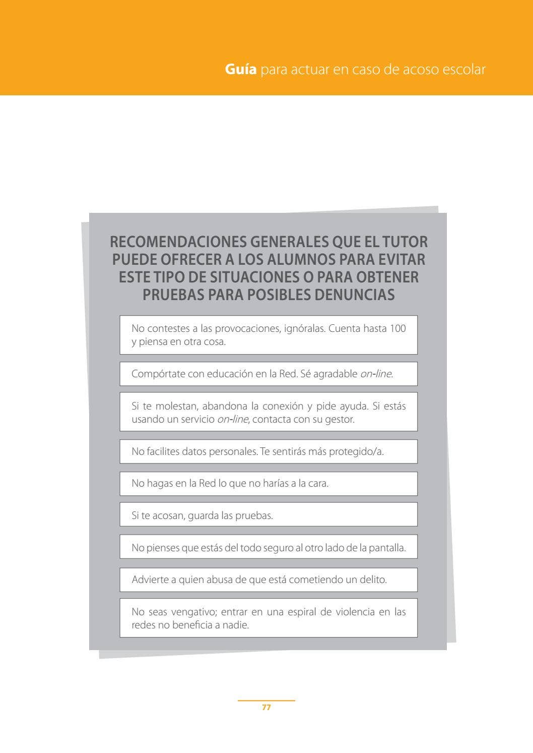 Guía para actuar en caso de acoso escolar by Escuelas Católicas - Issuu