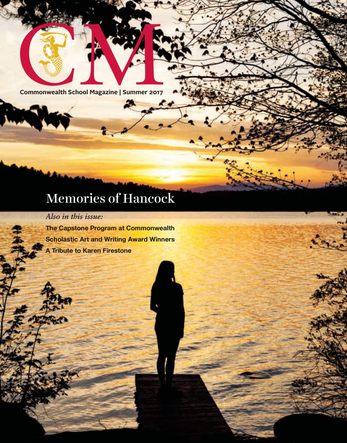 CM Summer 2017 by Commonwealth School Issuu