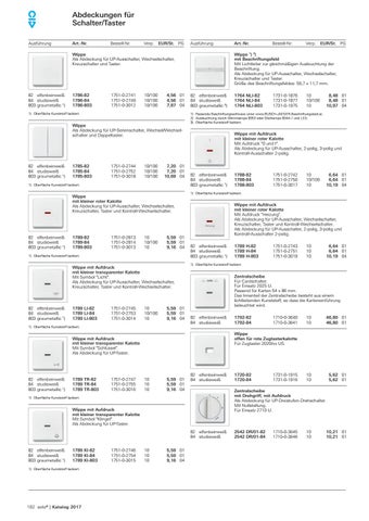 1 Stk Busch-Jaeger SOLO Wippe Aus//Wechsel graumetallic 1786-803 1751-0-3012