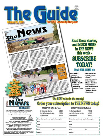 The Guide 10 26 2017 By The News Buchanan County Review Issuu
