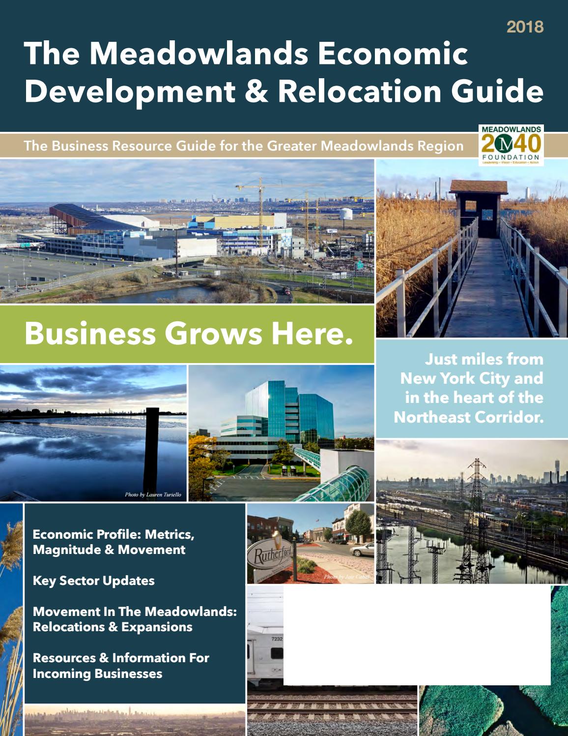 Meadowlands Economic Development & Relocation Guide 2018 by Meadowlands