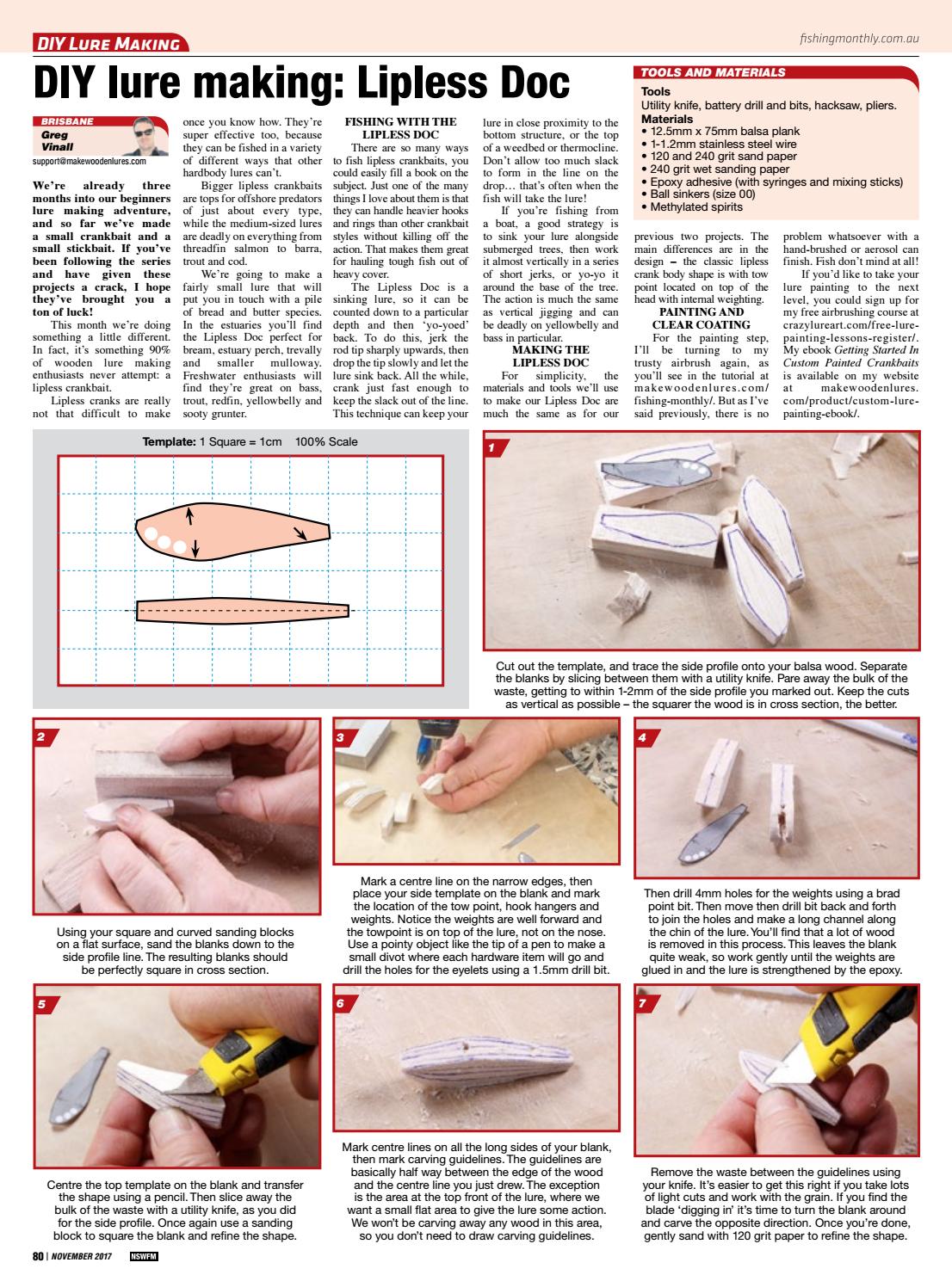 lipless crankbait blanks