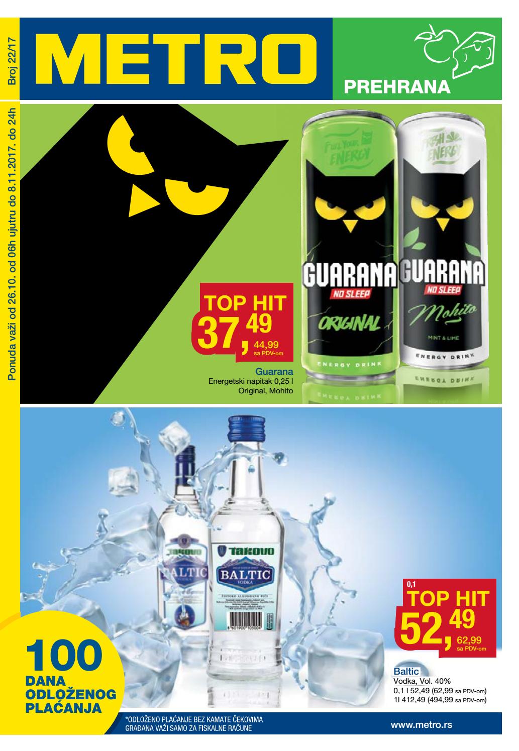 Metro katalog prehrana od 26 10 08 11 2017 by Catalog.rs Issuu