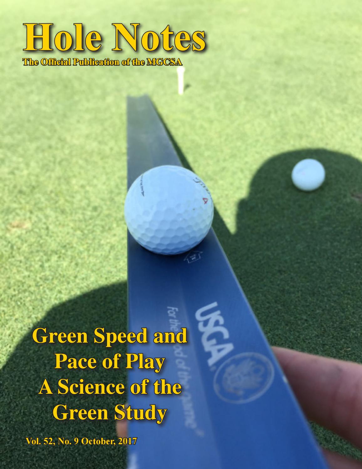 Hole Notes October 2017 by Minnesota Golf Course Superintendents ...