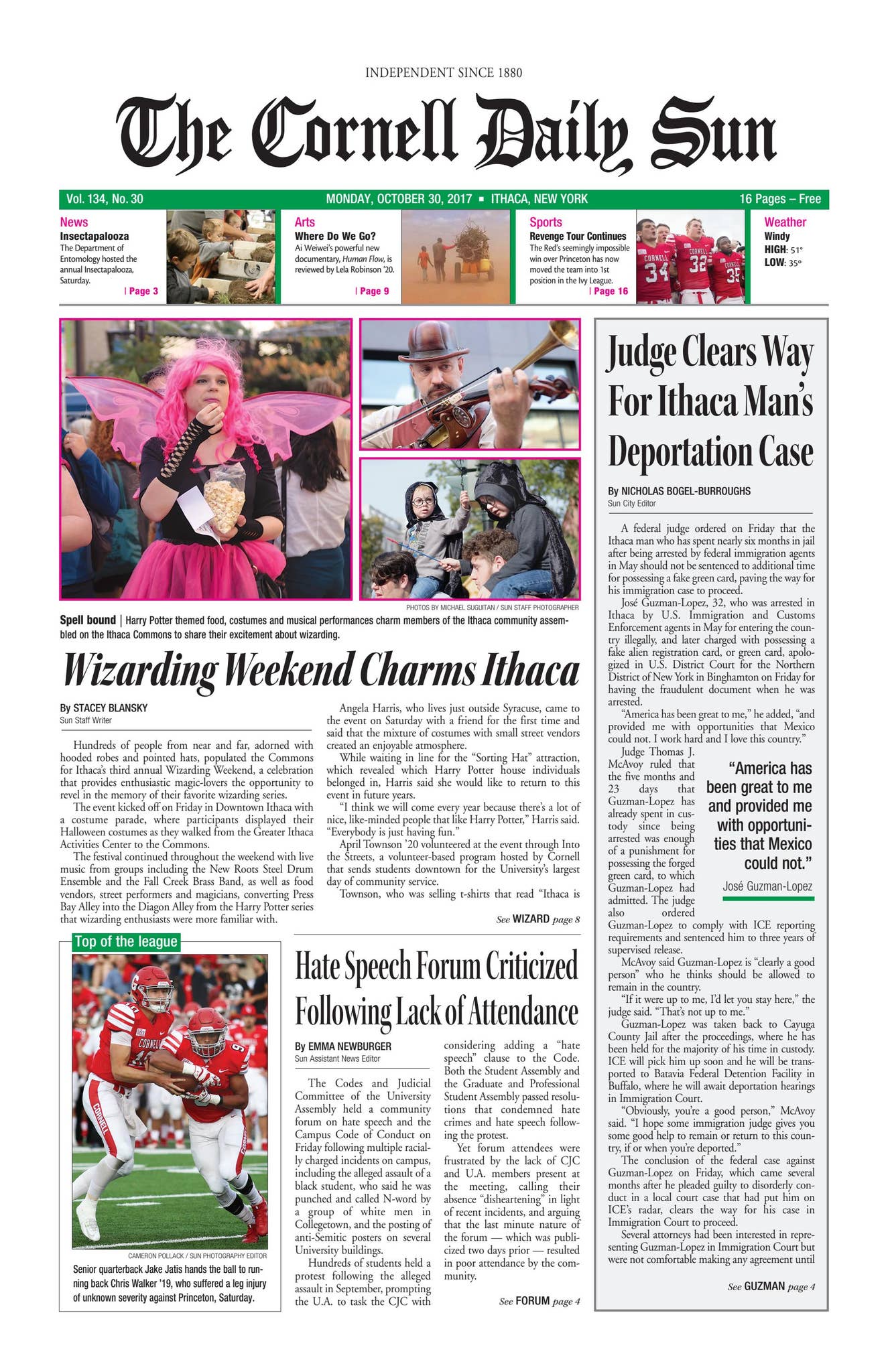 10 30 17 entire issue hi res by The Cornell Daily Sun - Issuu