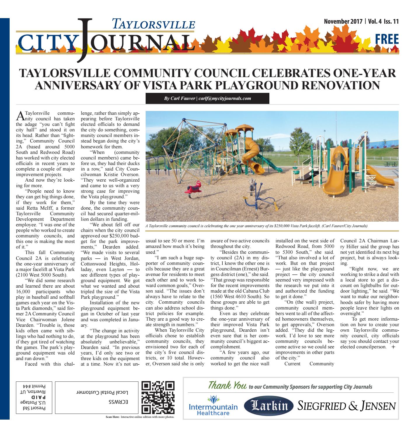 Taylorsville November 2017 by The City Journals Issuu