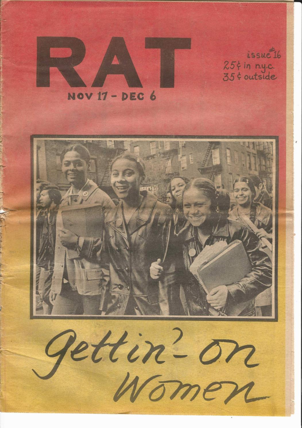 RAT, Issue 16, November 17 - December 6, 1970 by Dragonfly Archive - Issuu