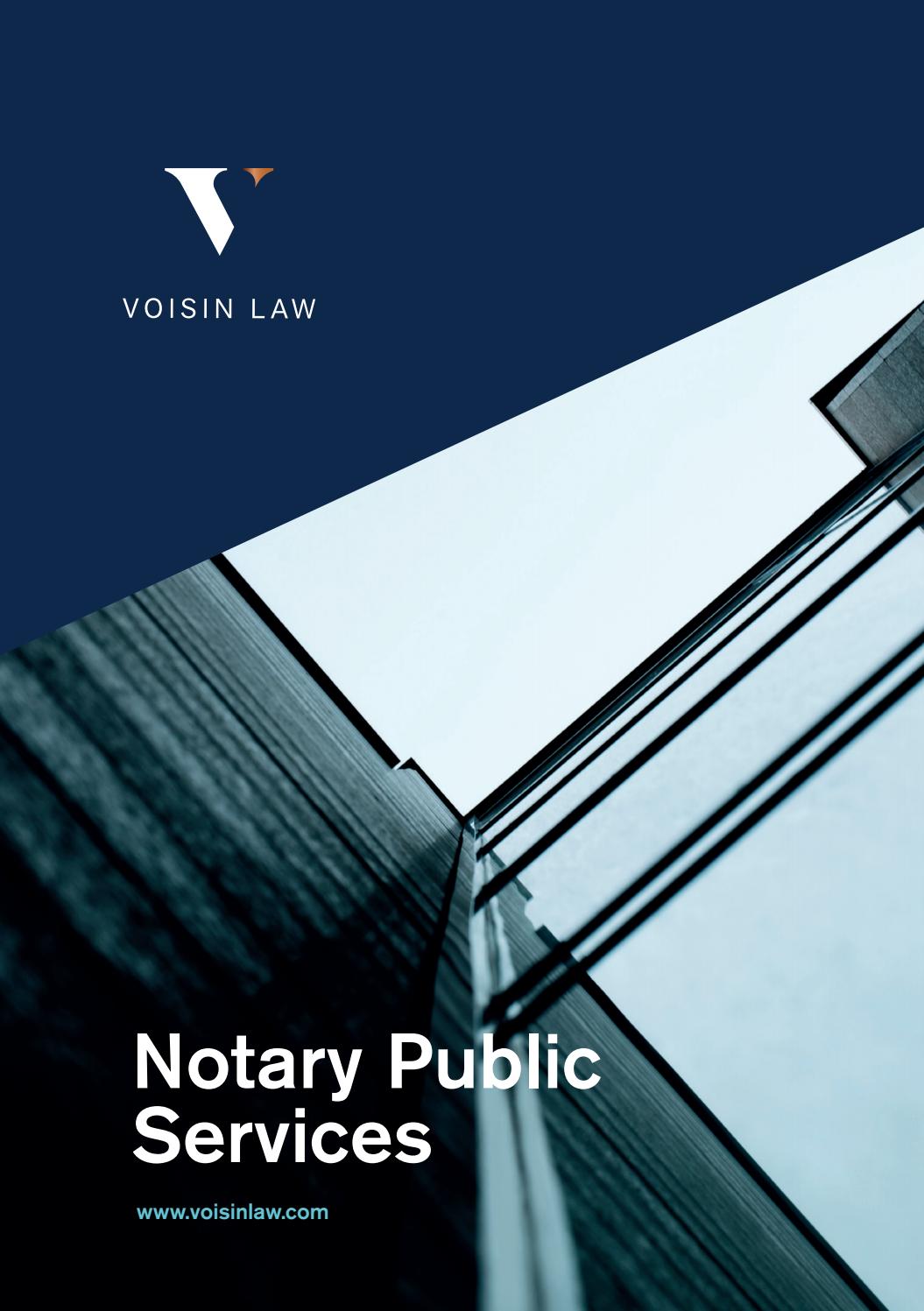 Notary Public Services by The Refinery Jersey Issuu