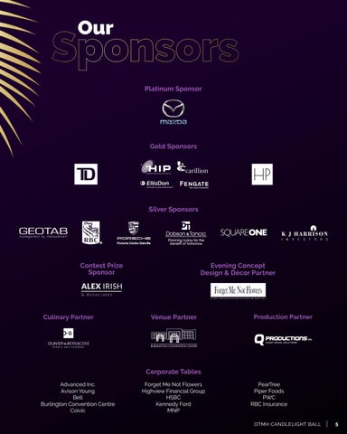 Oakville Hospital Foundation 2017 OTMH Candlelight Ball 灯饰型录 第 7 页