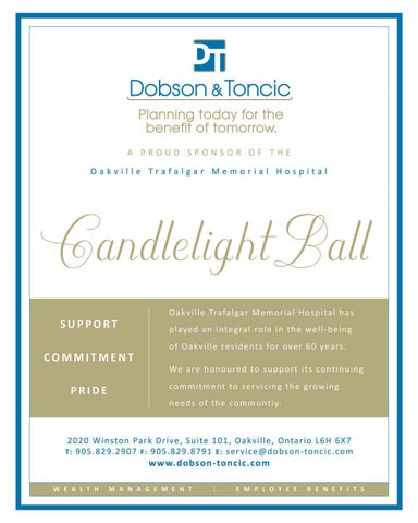 Oakville Hospital Foundation 2017 OTMH Candlelight Ball 灯饰型录 第 9 页