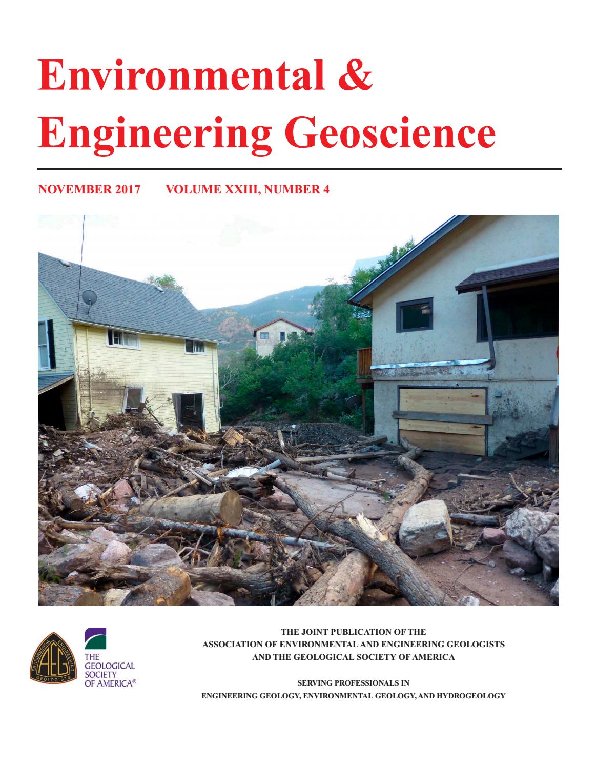 Environmental & Engineering Geoscience (E&EG) November 2017 by