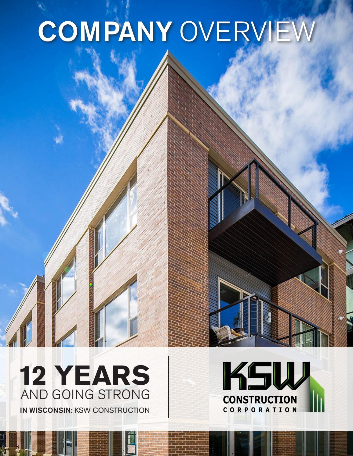 KSW Construction Brochure by US BUILDING NEWS Issuu