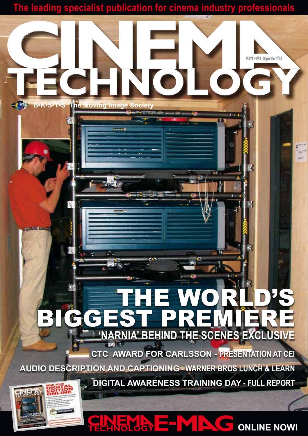 Video Systems Magazine Cinema Technology Magazine - September 2008 by Cinema Technology ...