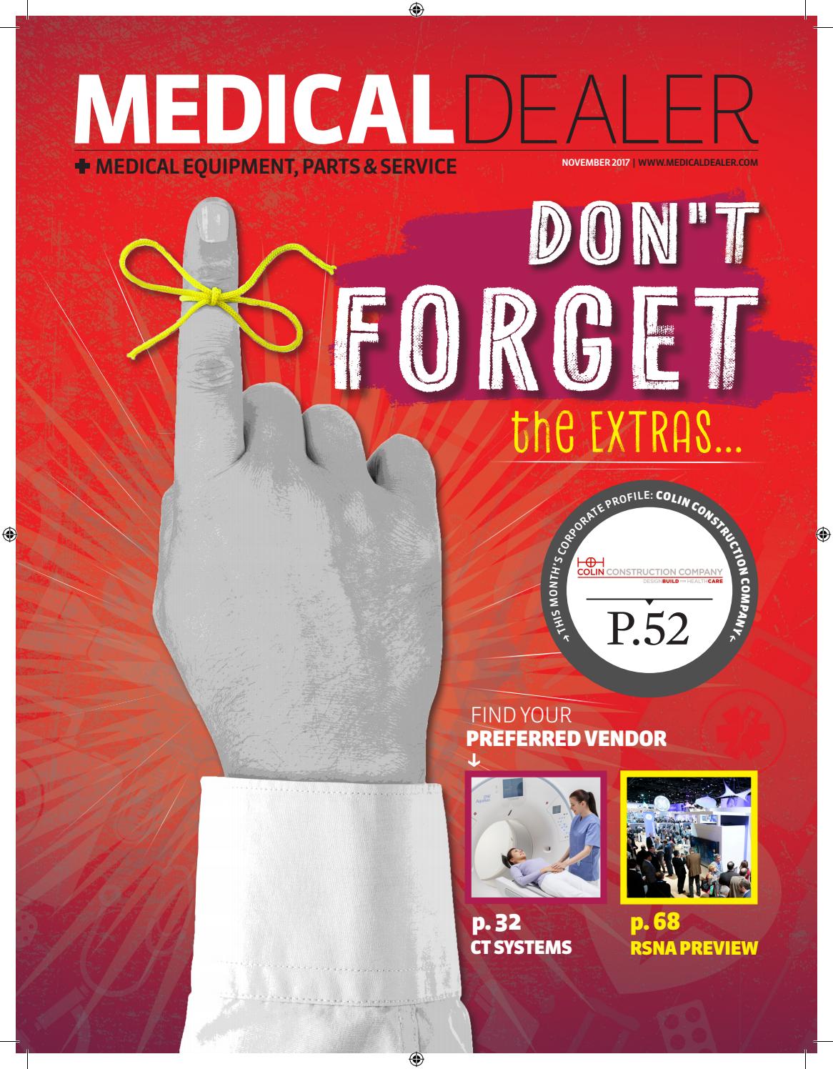 Medical Dealer - November 2017 by MD Publishing - Issuu
