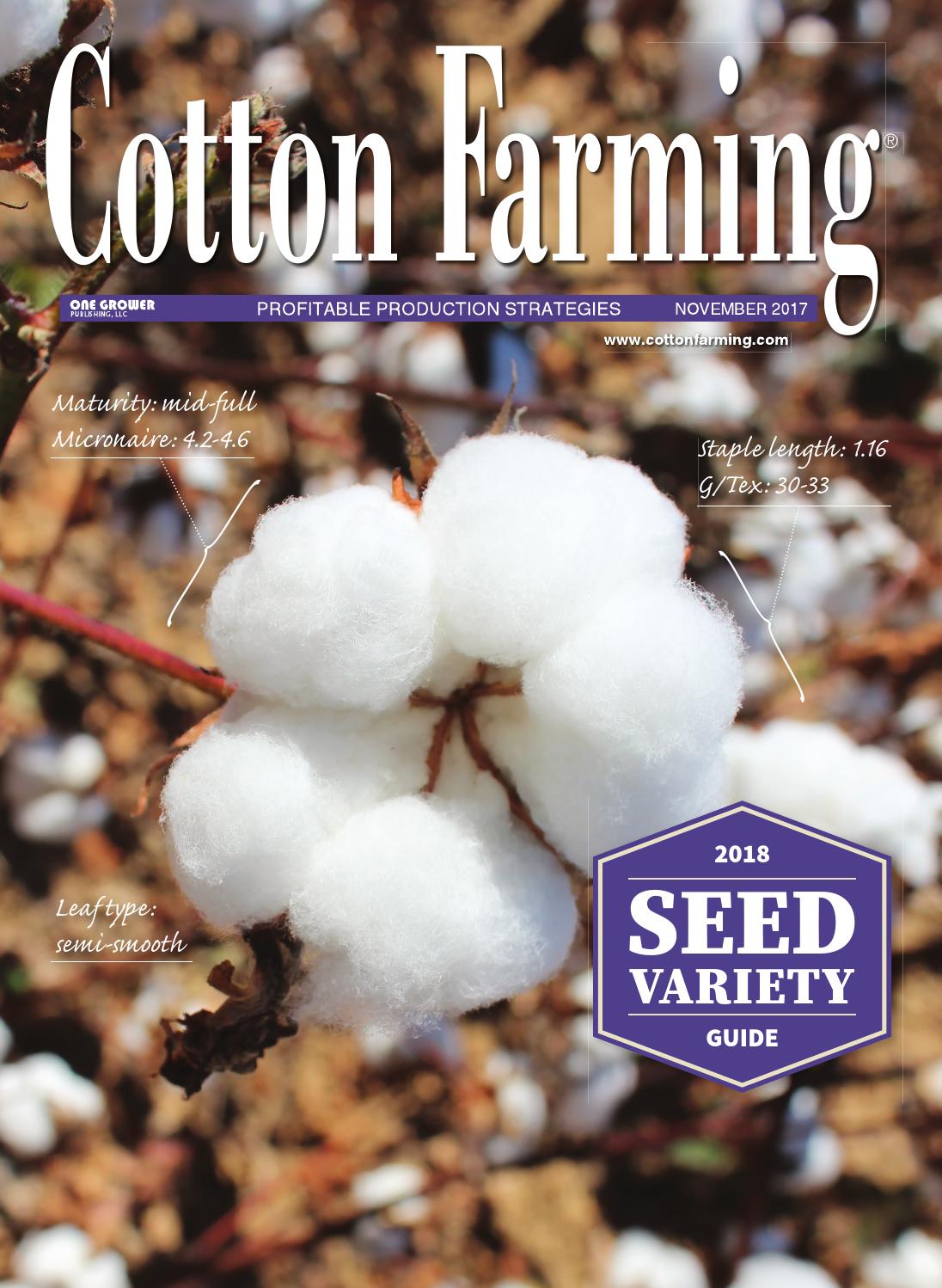 Cotton farming november 2017 by One Grower Publishing Issuu