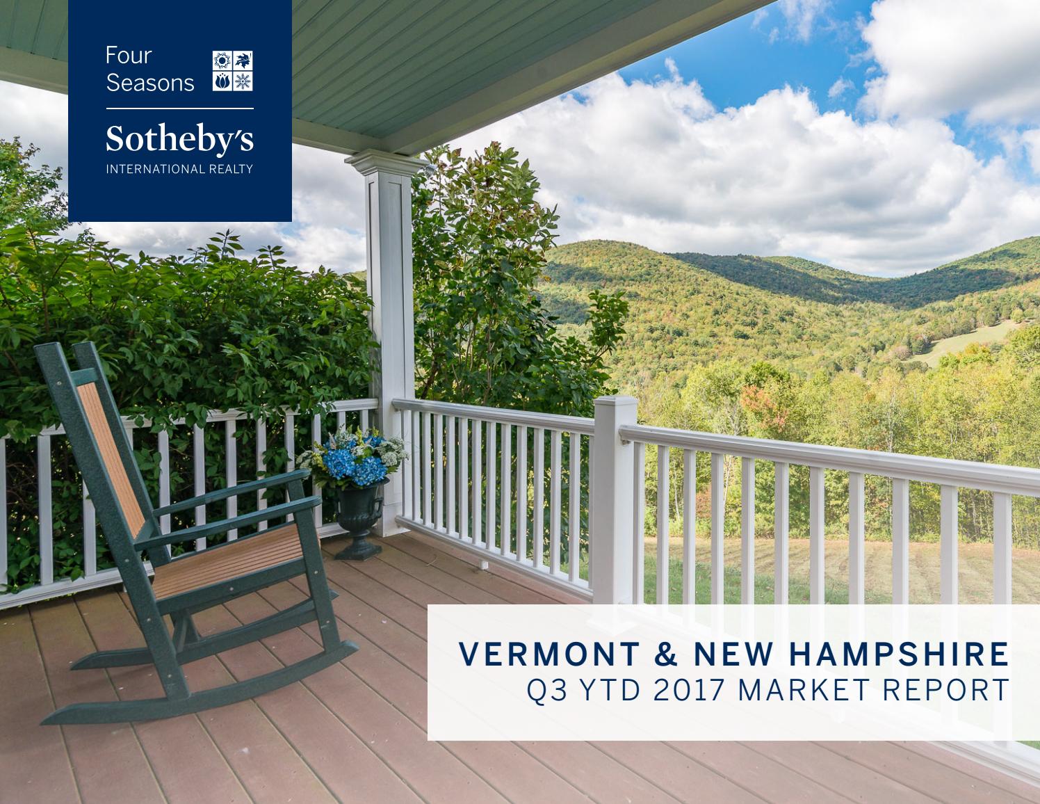 Q3 YTD 2017 Market Report Vermont & New Hampshire by Four Seasons