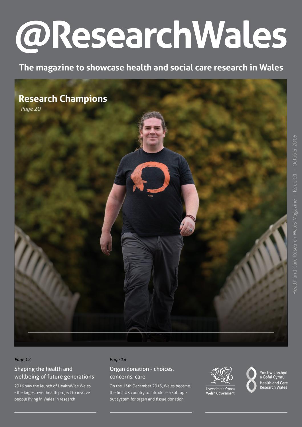 @ResearchWales Issue 1 by Health and Care Research Wales - Issuu