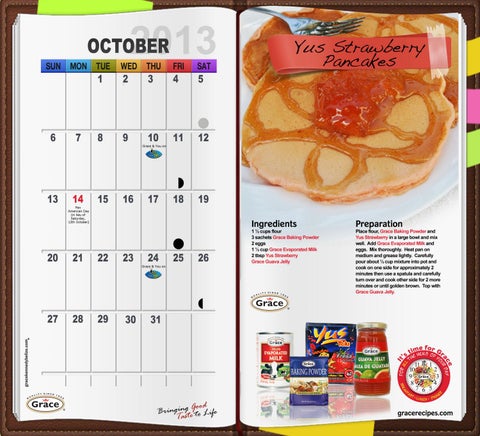 Grace 2013 Creative Cooking Calendar 第 12 页