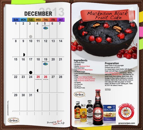 Grace 2013 Creative Cooking Calendar 第 14 页
