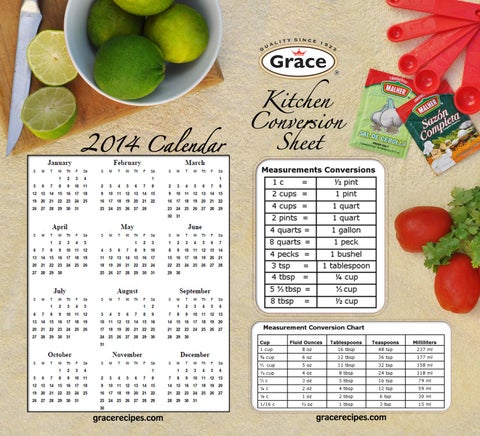 Grace 2013 Creative Cooking Calendar 第 15 页