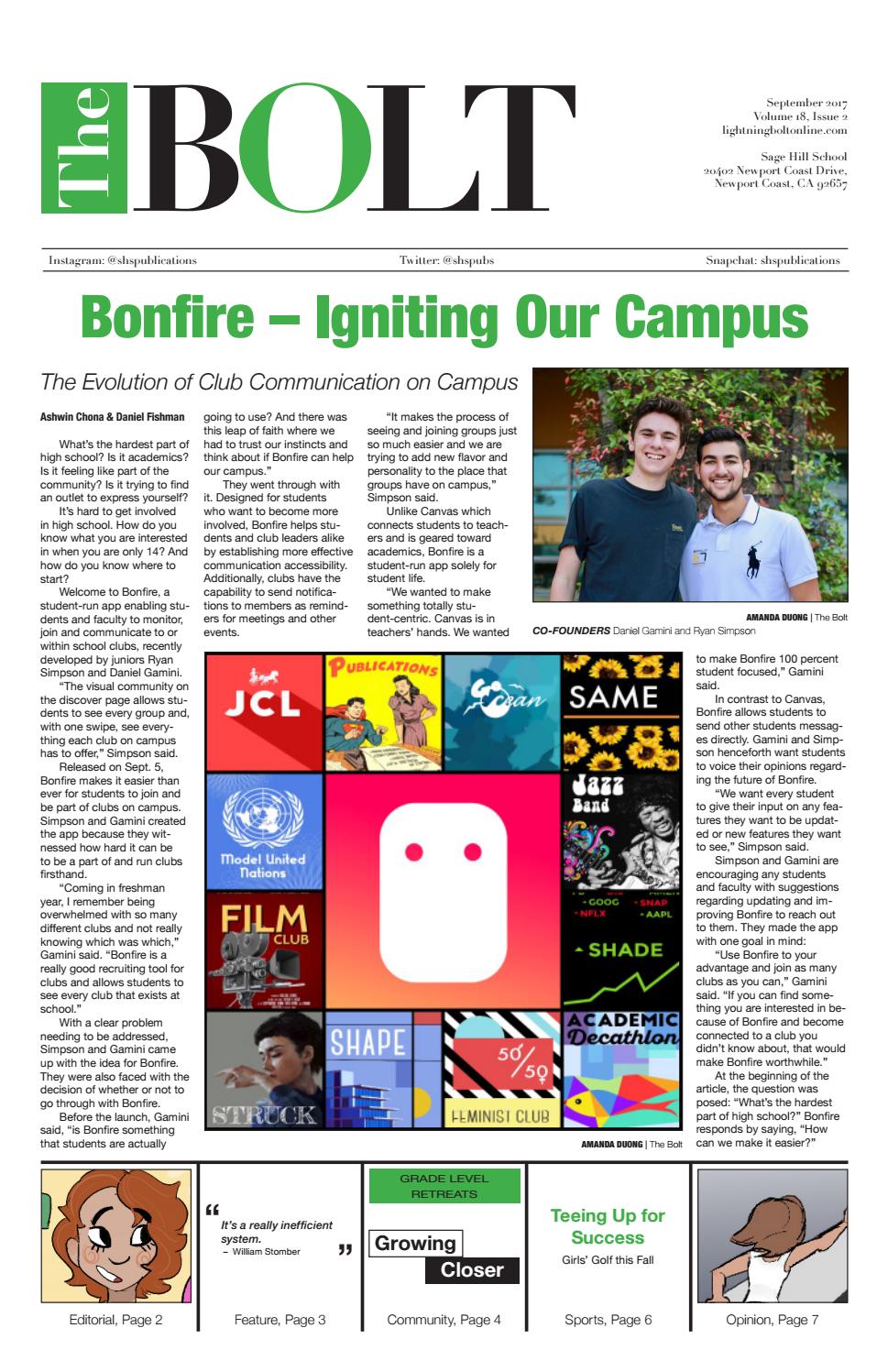 September 2017 by Sage Hill School - Issuu
