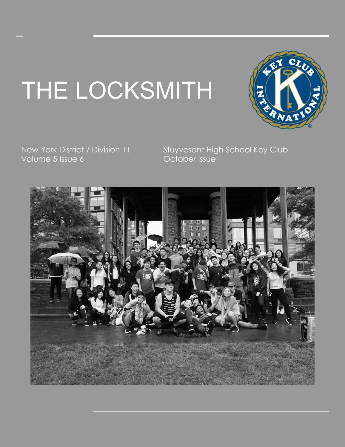 The Locksmith, October 2017 by Stuyvesant High School Key Club Issuu
