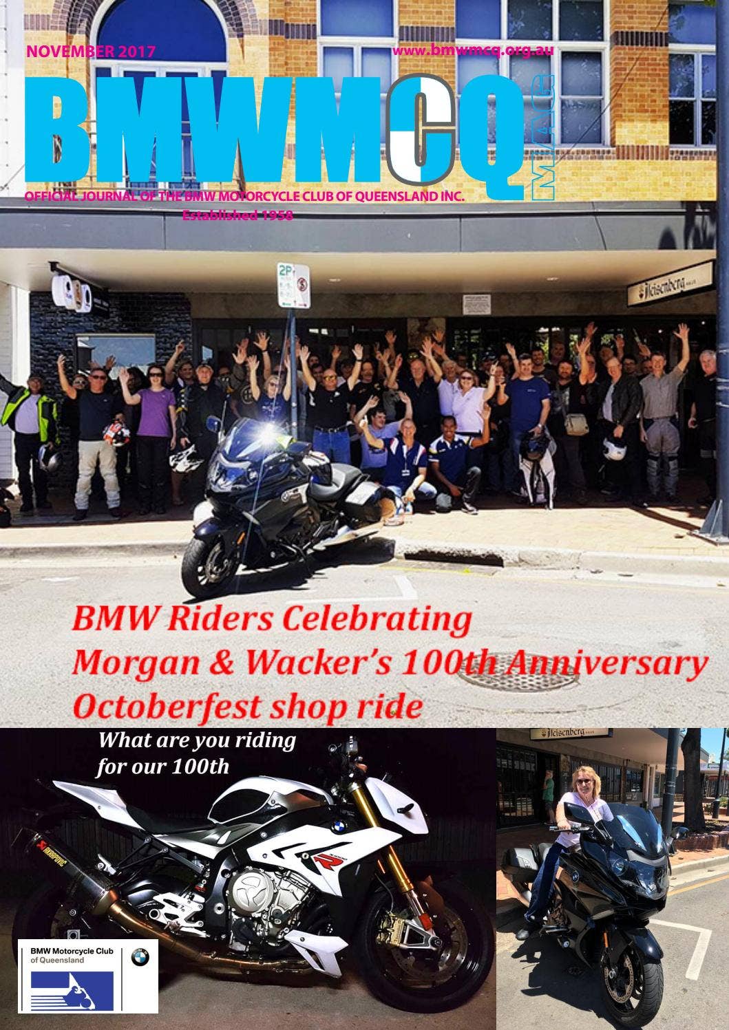 BMWMCQ JOURNAL NOVEMBER 2017 by BMW MOTORCYCLE CLUB QUEENSLAND - Issuu