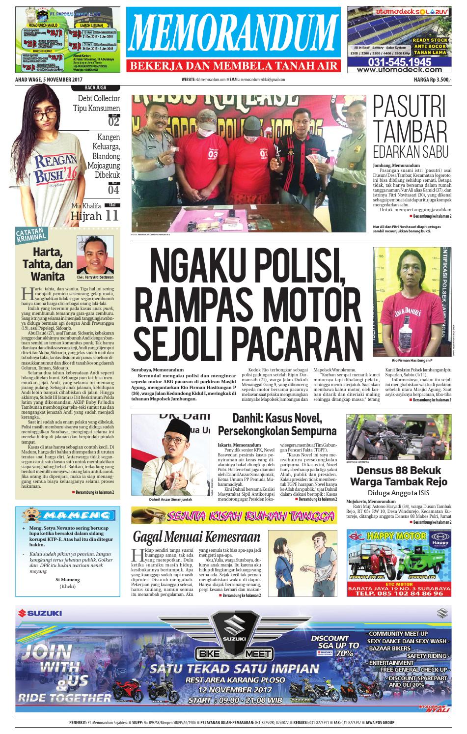 Memorandum Edisi 5 November 2017 By MEMORANDUM Issuu