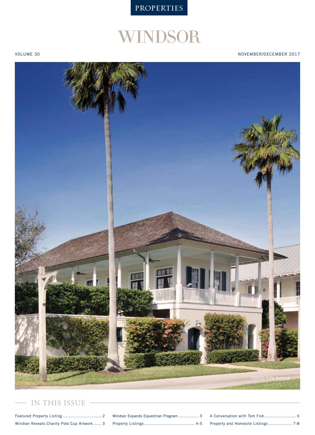 Windsor Properties Newsletter Nov Dec 2017 by Windsor Properties Issuu