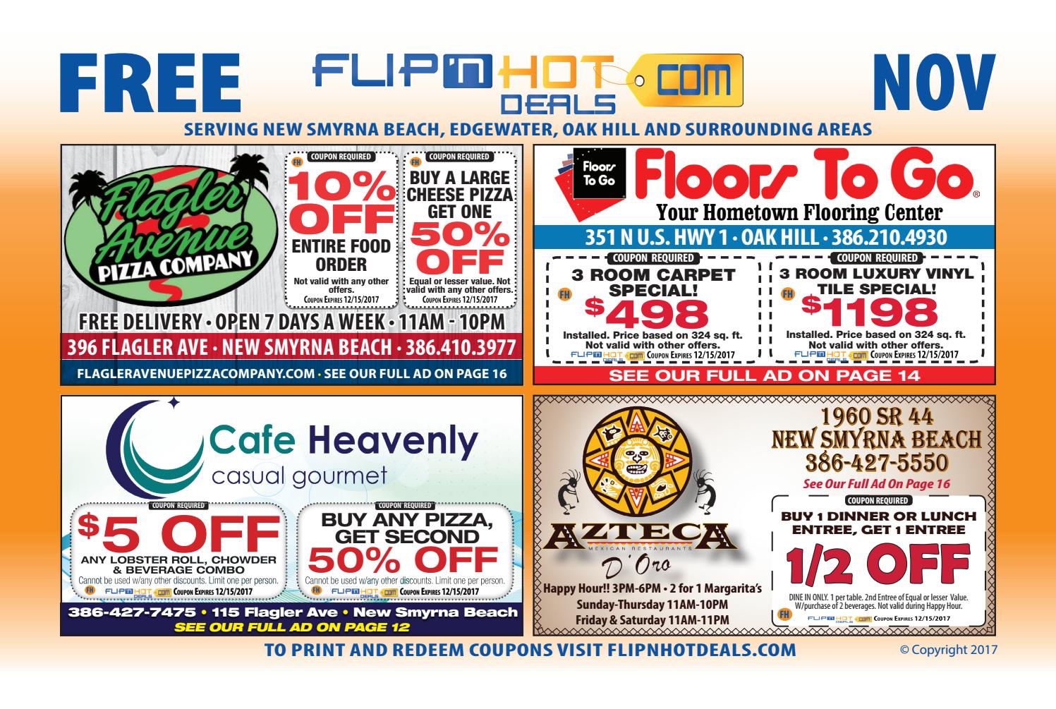 Flipnhot Deals Coupon Book November New Smyrna Beach Area By Flipnhot Deals Issuu Flipnhot Deals Coupon Book November New Smyrna Beach Area By Flipnhot Deals Issuu