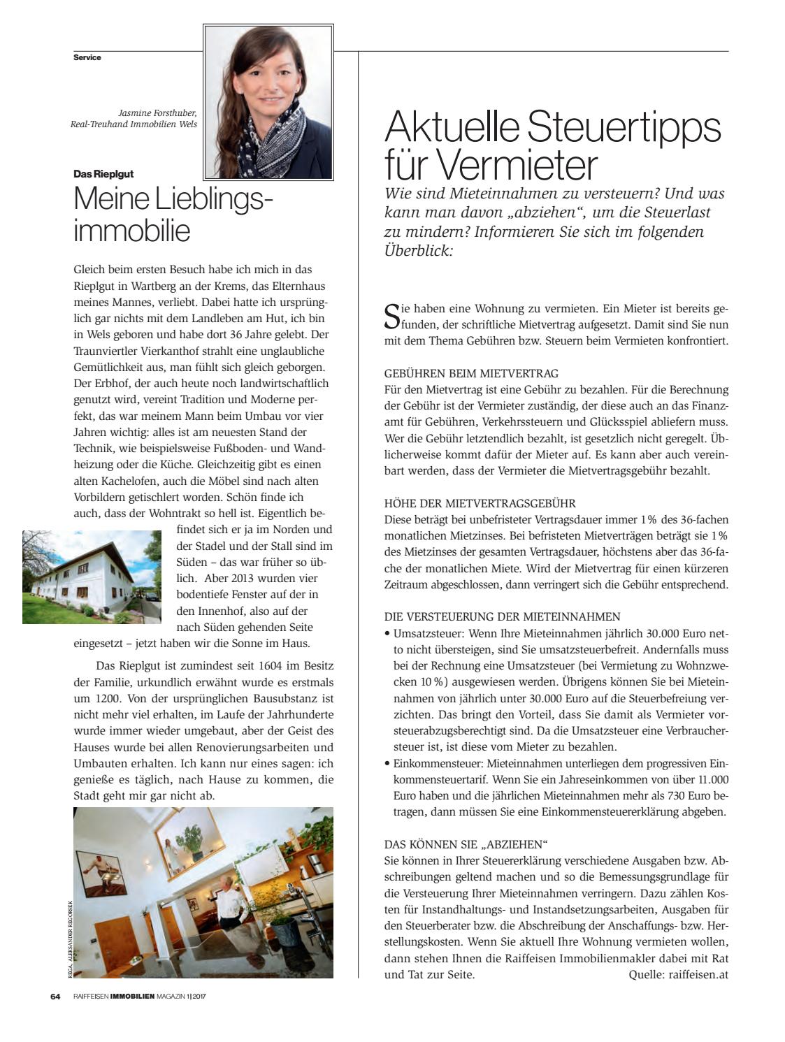 Raiffeisen Immobilien Magazin By Raiffeisen Oberoesterreich Issuu