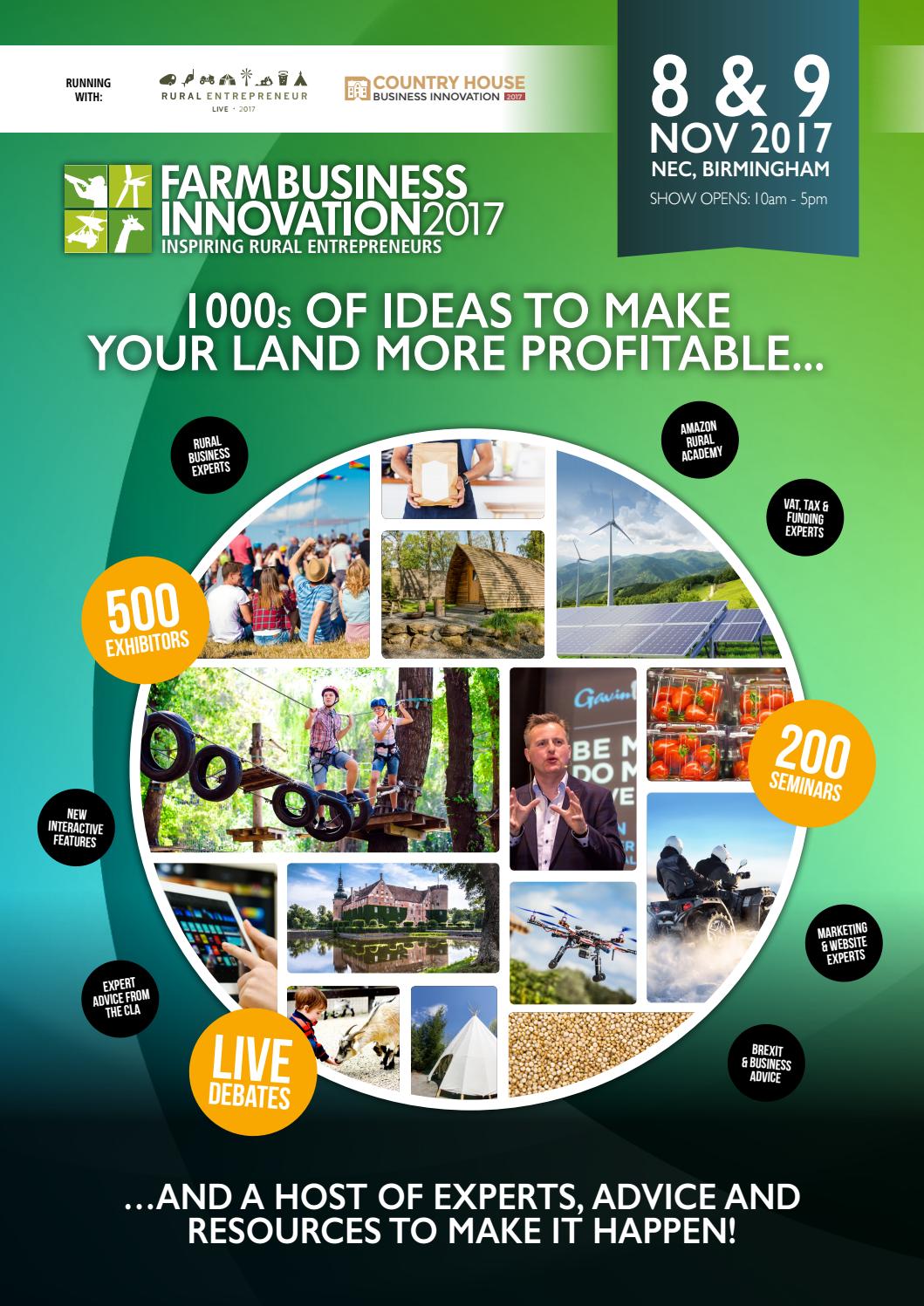 Farm Business Innovation 17 Showguide By Prysm Group Issuu