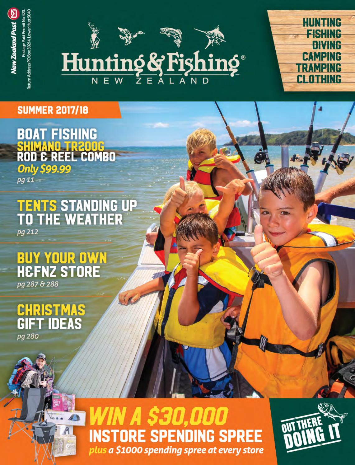 Hunting & Fishing New Zealand Summer Catalogue 2017 by Hunting
