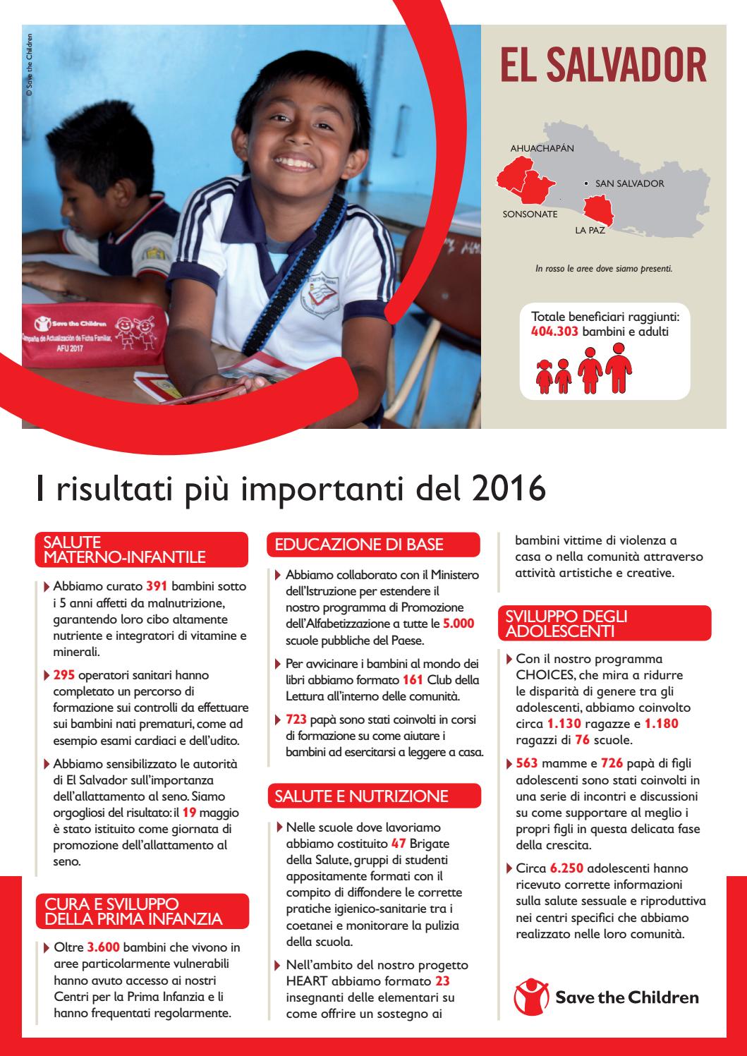 Elsalvador by Save the Children Italia - Issuu