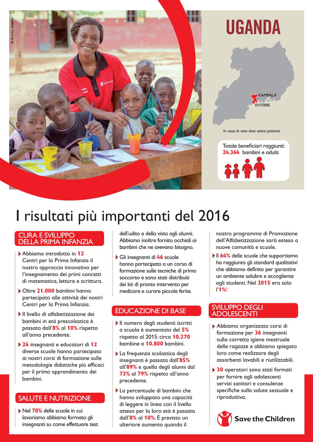 Uganda By Save The Children Italia Issuu