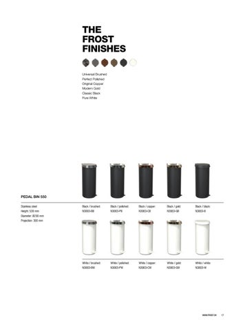 FROST Pedal Bin 第 17 页