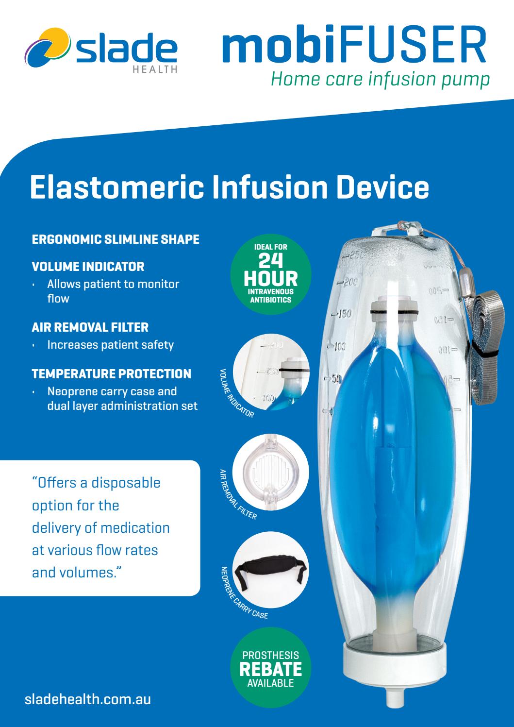 MobiFUSER Elastomeric Infusion Device by Slade Health Issuu