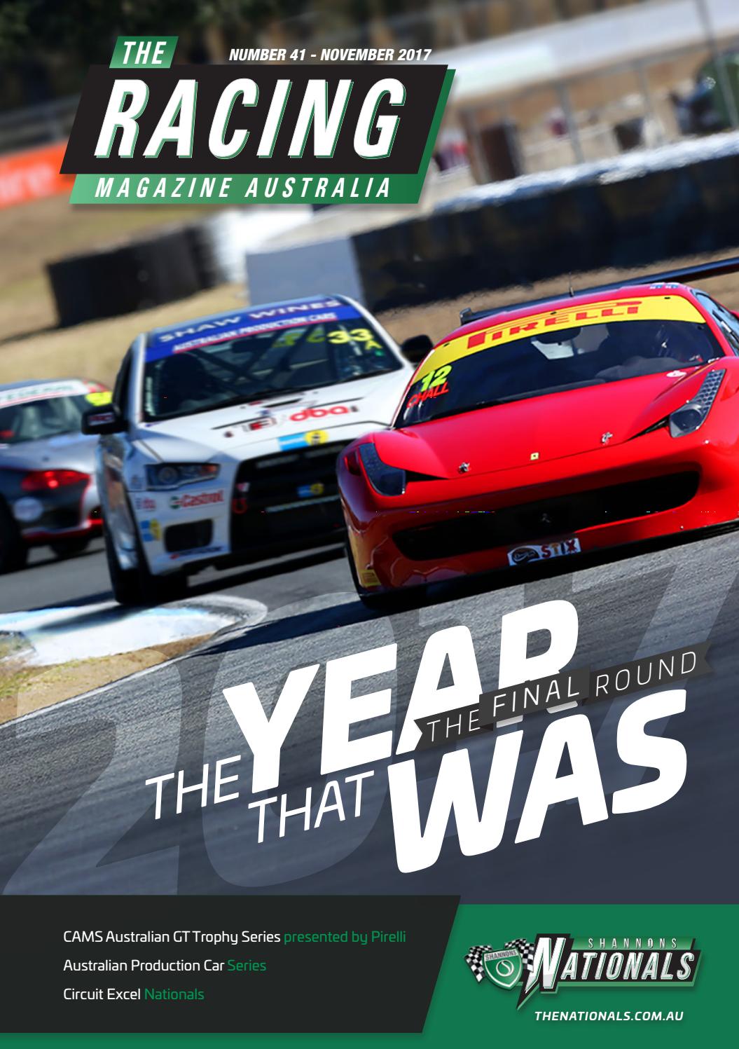 The Racing Magazine Australia Issue 41, November 2017 by The Racing