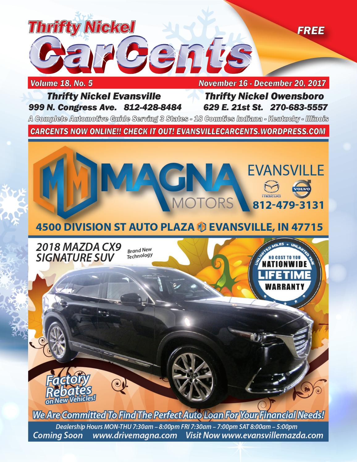 Carcents NovemberDecember 2017 by Thrifty Nickel of