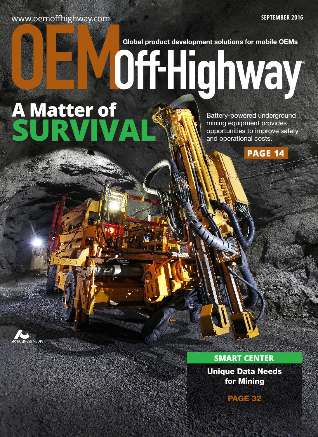 OEM OffHighway September 2016 by OEM OffHighway Issuu
