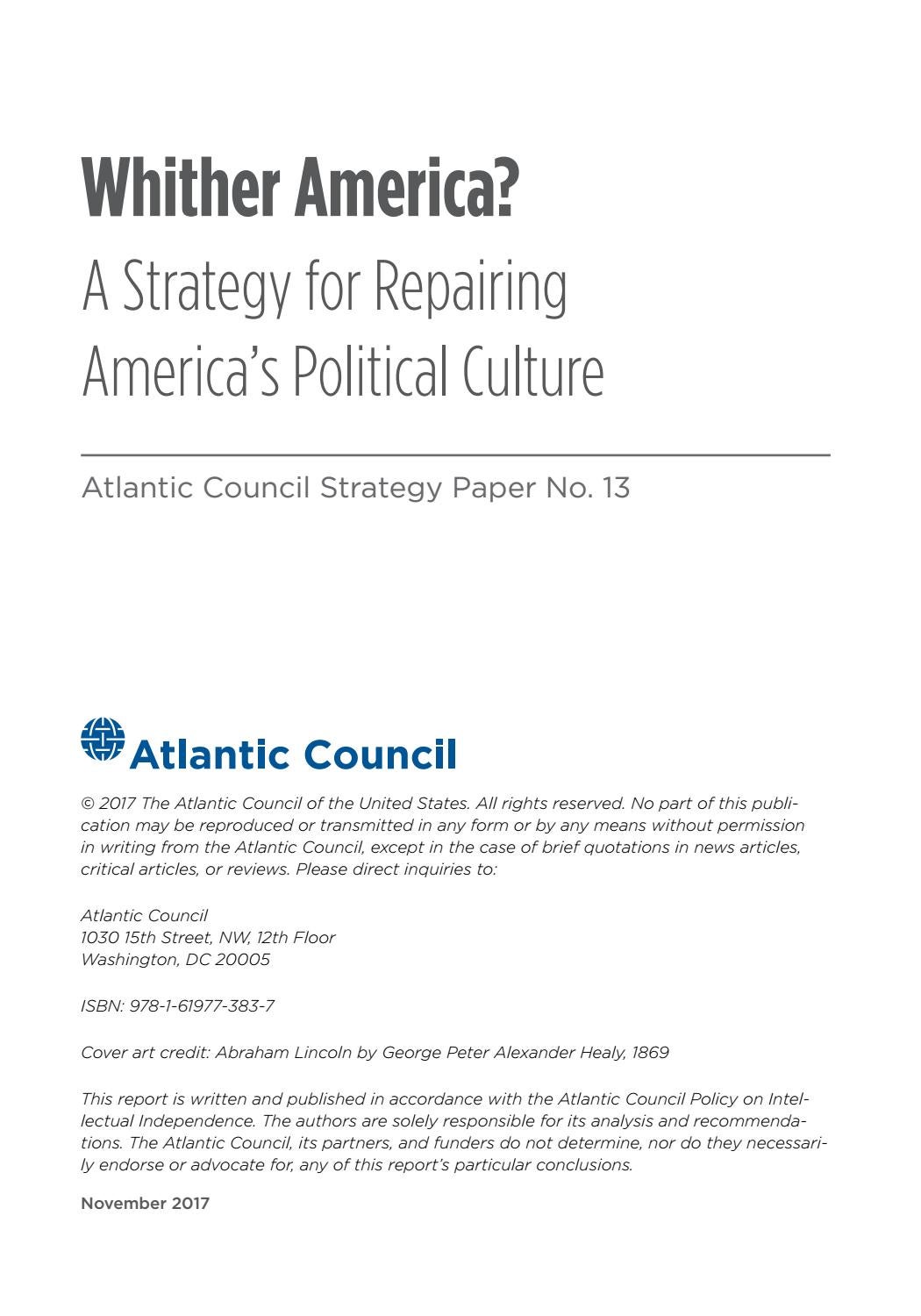 Whither America By Atlantic Council Issuu
