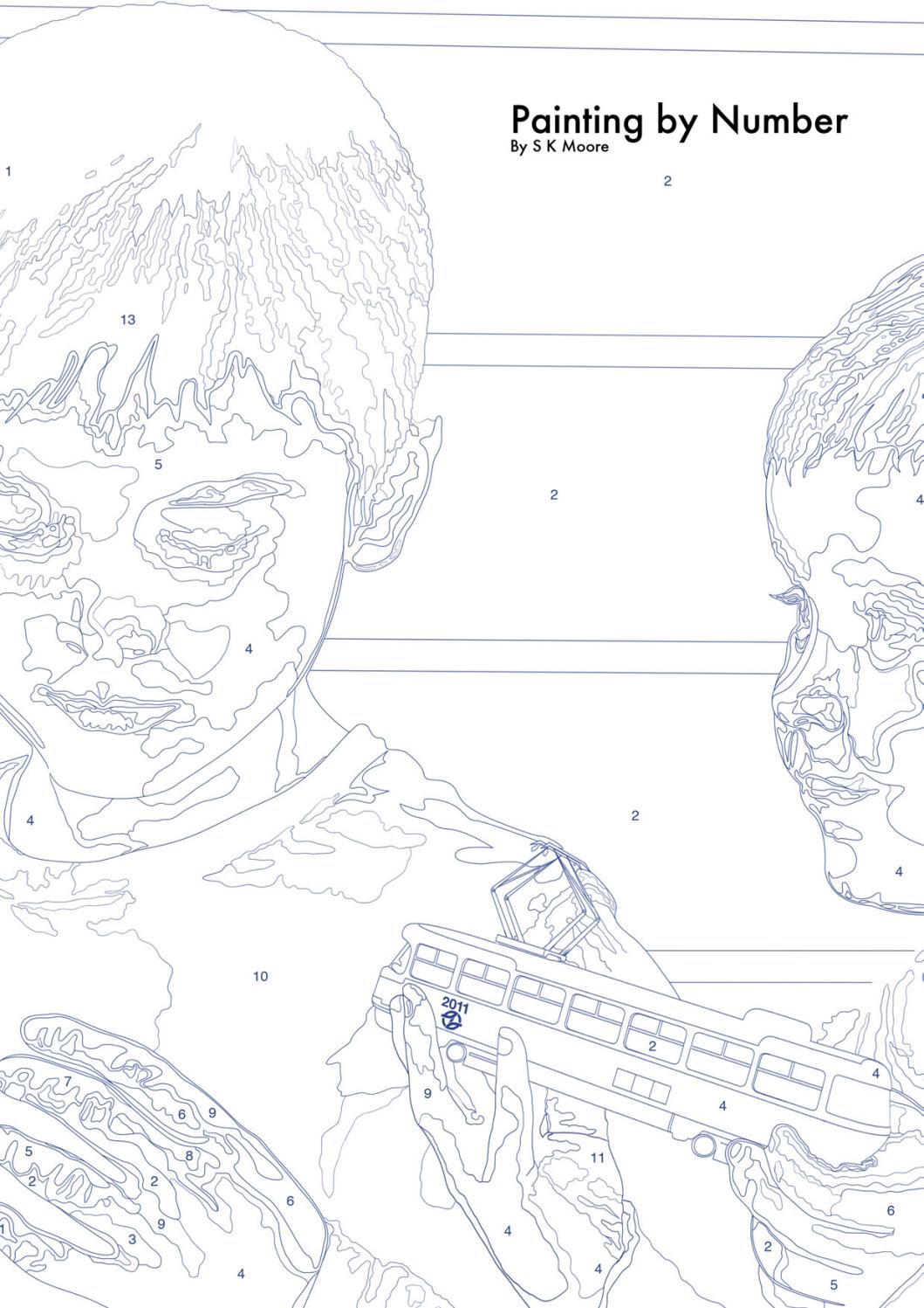 Painting by Number Portrait by Stewart Moore Issuu